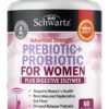 Version 1.0.0 BioSchwartz prebióticos y probióticos para mujeres envase 60 cápsulas