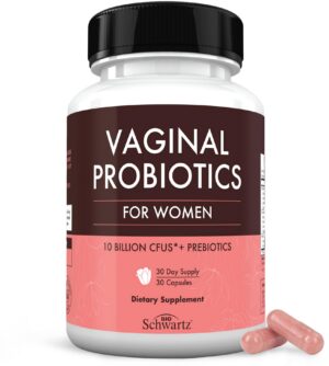 BioSchwartz probióticos vaginales mujer 30 cápsulas salud vaginal