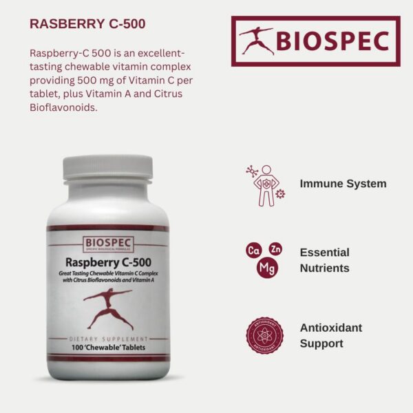 Version 1.0.0 Gomitas Raspberry C-500 masticables