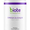 Frente de Biote Omega 3 CoQ10 90 cápsulas
