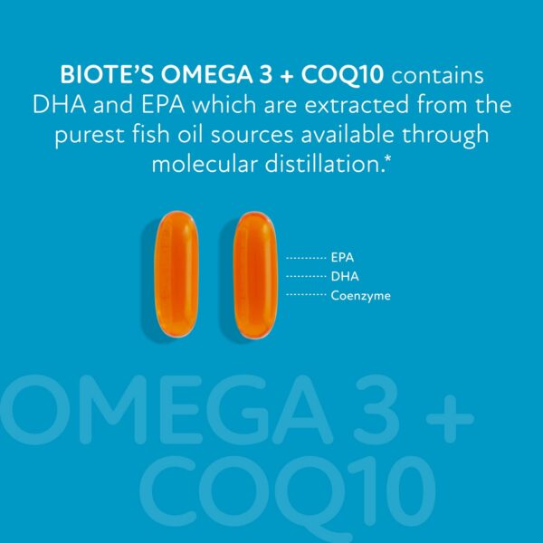 Envasado Biote Omega 3 CoQ10