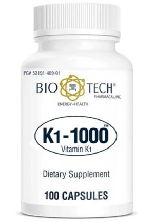 Paquete vitaminico Bio-Tech Pharmacal K1-1000 100 cápsulas 3 pack