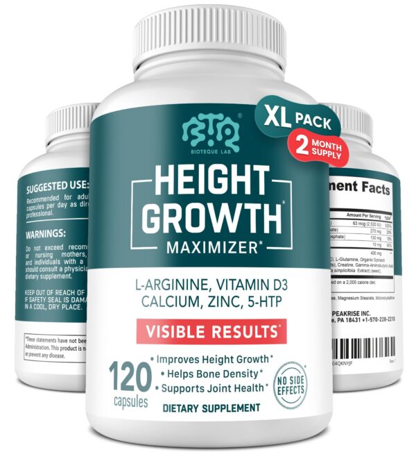 BIOTEQUELAB Height Growth Maximizer cápsulas frente
