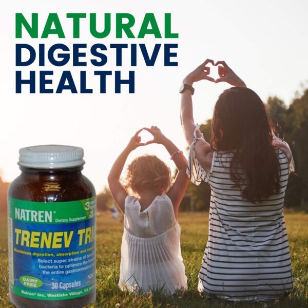 Detalle cápsulas probióticas Biotherapy Natren Trenev Trio