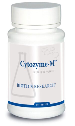 Version 1.0.0 Cytozyme-M frasco y etiqueta