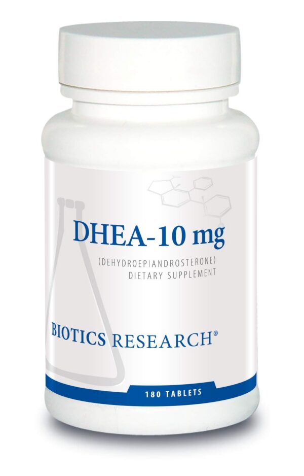 Biotics Research DHEA envase de tabletas