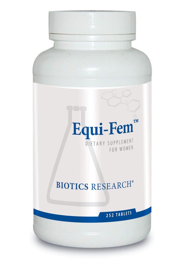 Version 1.0.0 Biotics Equi Fem etiqueta y frasco