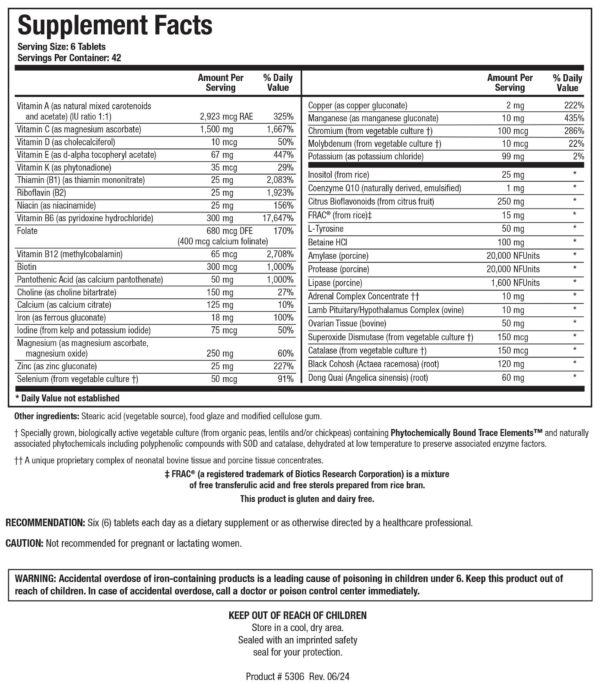 Etiqueta frontal de Equi Fem