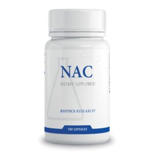 Frente del envase Biotics NAC N-Acetil L-Cisteína 500 mg