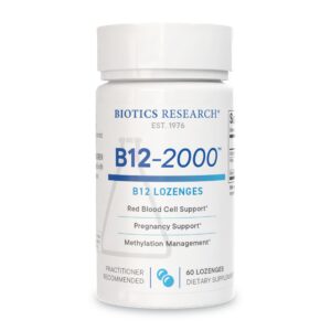 Version 1.0.0 Etiqueta lateral Biotics B12-2000 Biomega-1000