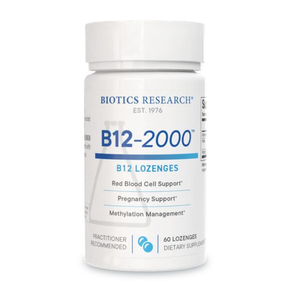 Etiqueta lateral Biotics B12-2000 Biomega-1000