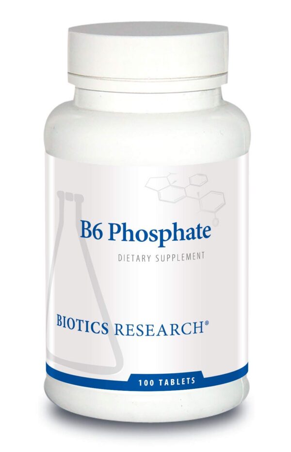 Biotics Research B6 Fosfato 100 tabletas vitamina B6 activa