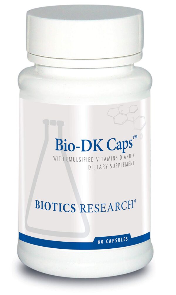 Biotics Research Bio-DK Caps vitamina d y k 60 cápsulas