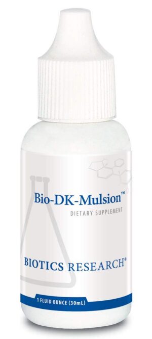Biotics Research Bio-DK-Mulsion vitamina D y K líquida 1 oz