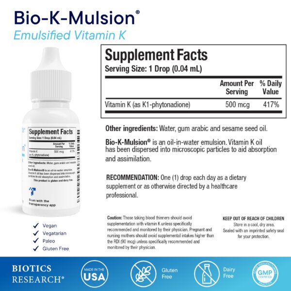 Frente del envase Bio K Mulsion Líquido