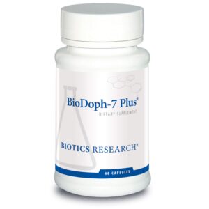 biotics-research-biodoph-7-plus-probioticos-prebioticos-60-capsulas Presentación 1 fl oz y cápsulas