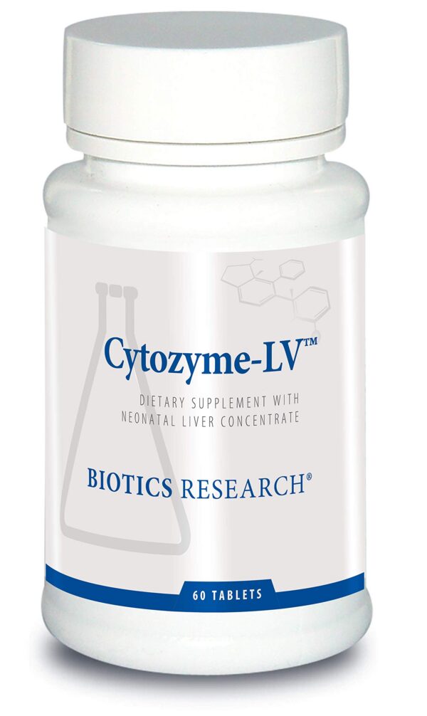 Biotics Research Cytozyme LV Neonatal Liver frasco frente