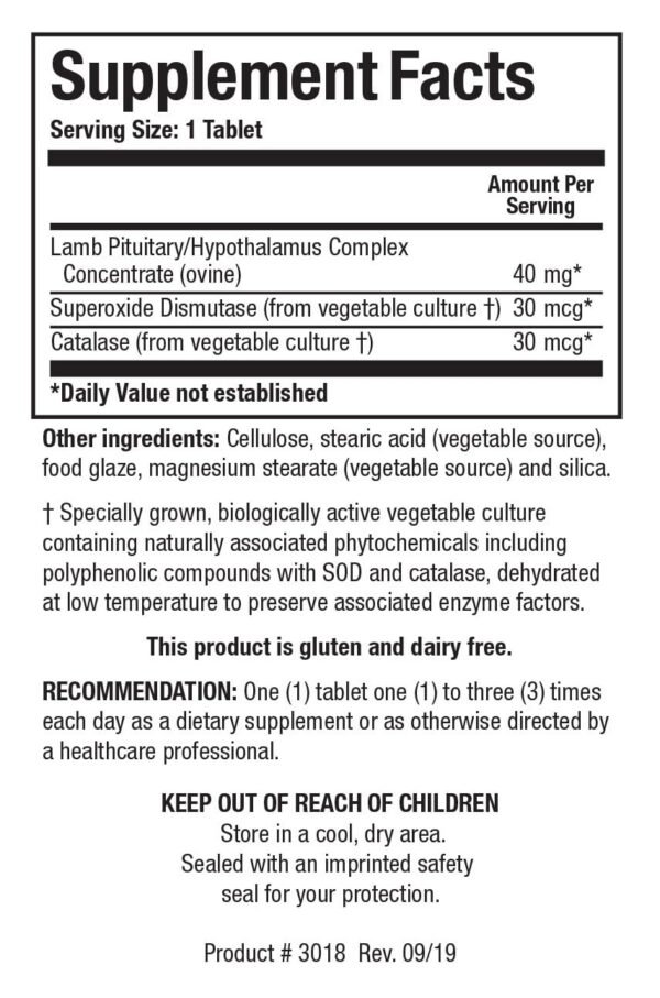 Detalle de etiqueta con ingredientes