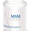 Suplemento MSM azufre Biotics Research frasco 60 cápsulas