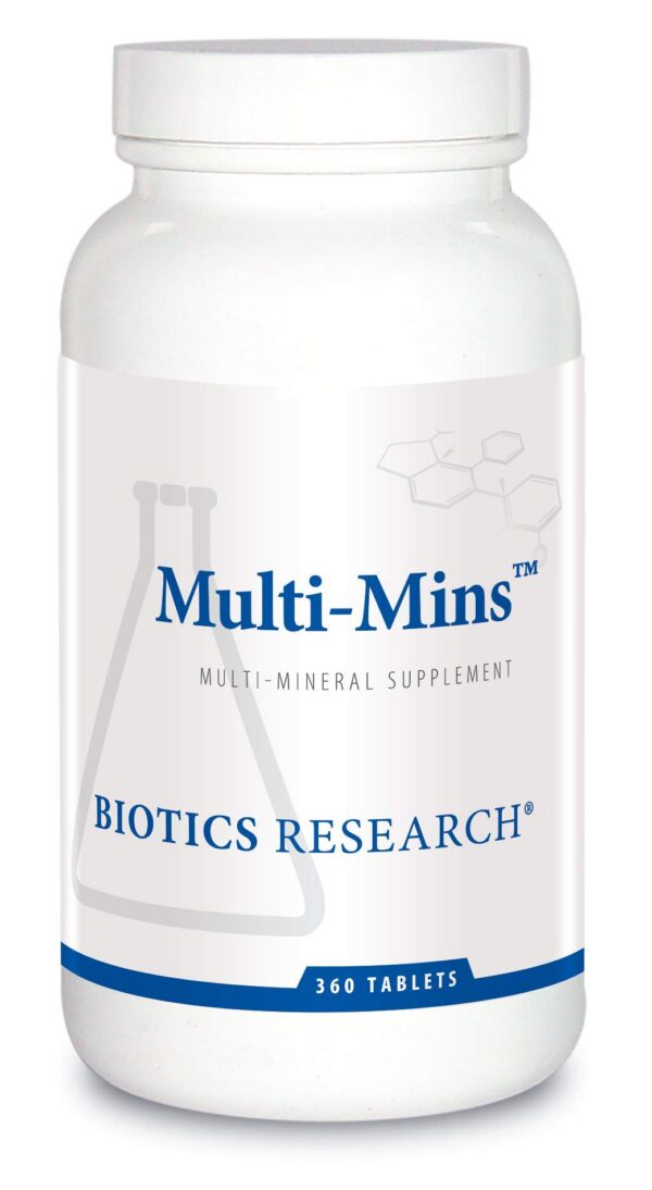 Version 1.0.0 Frasco frontal de Biotics Research Multi-Mins