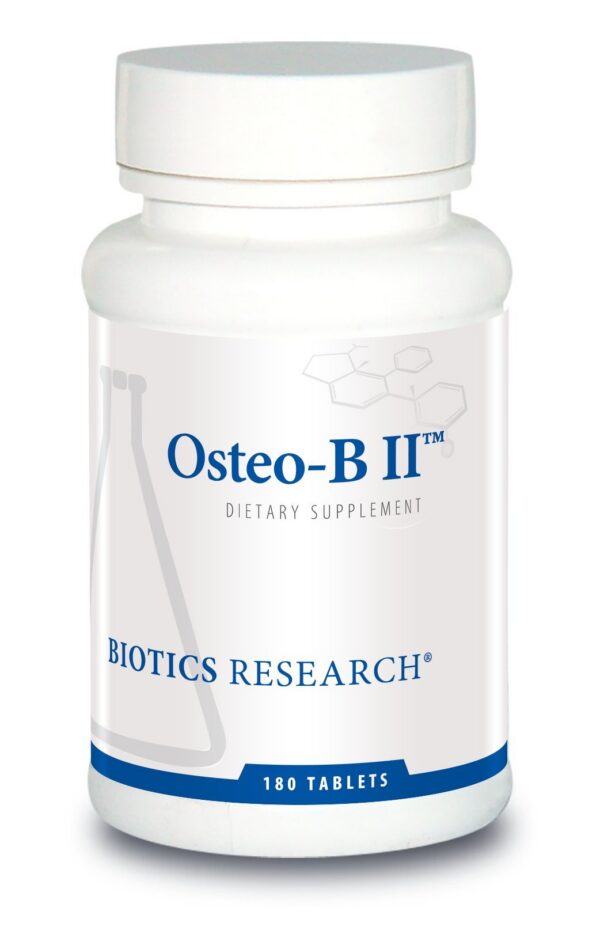 Frasco Biotics Research Osteo B II 180 tabletas