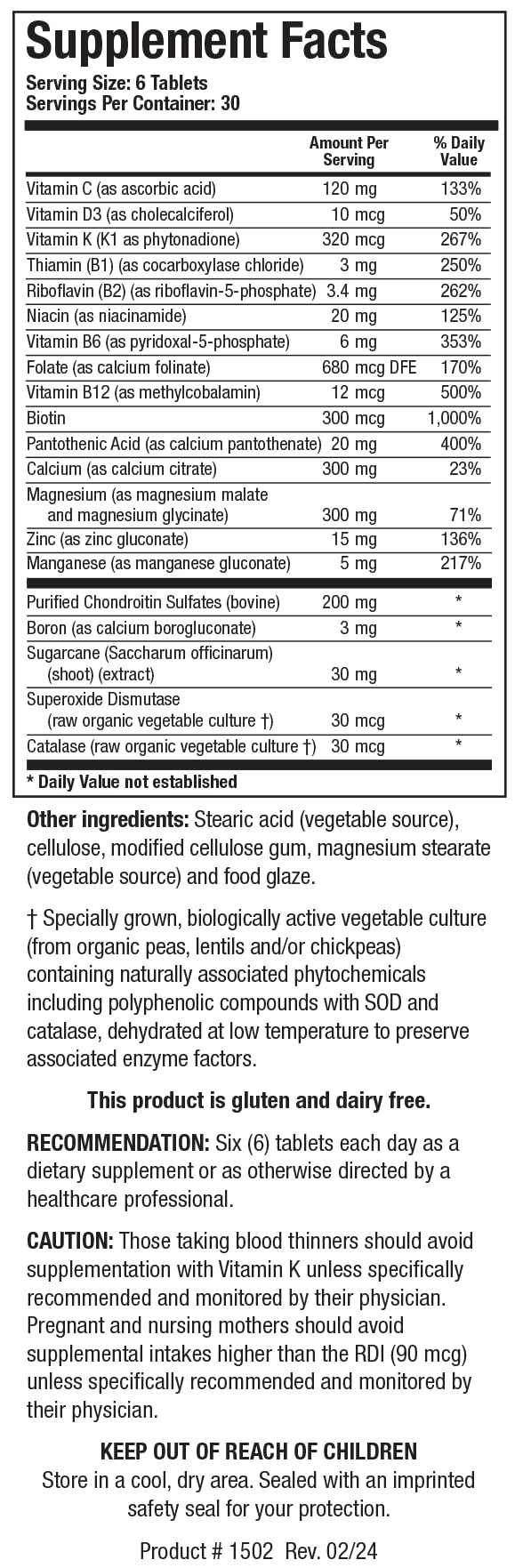 Frente del frasco Osteo B II CaMg