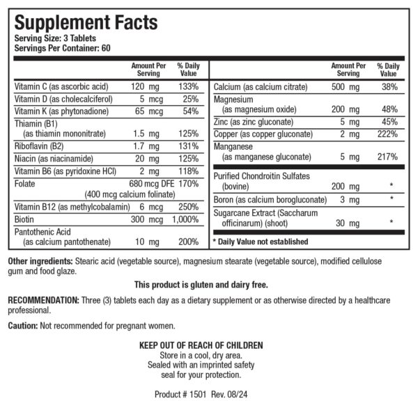 Biotics Research Osteo B Plus tablets