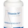 Biotics Research Tiamina vitamina b1 50 mg frasco 90 cápsulas