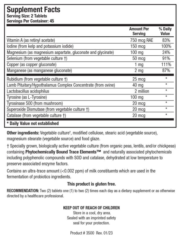 Biotics Thyrostim caja y frasco