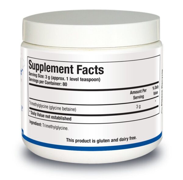 Polvo de TMG en frasco