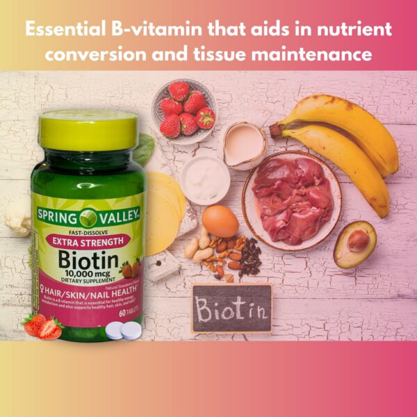 Etiqueta biotina 10000mcg