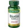 Biotina 10000 mcg Nature's Bounty softgels para cabello y piel