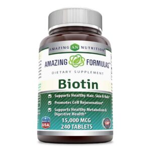 Version 1.0.0 Frasco Biotina 15000 mcg Amazing Formulas 240 tabletas