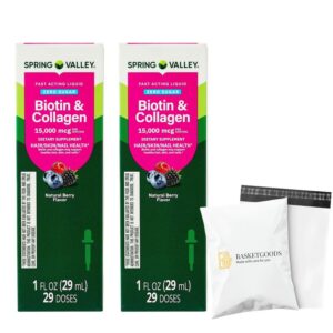 Gotas de biotina y colágeno 15000mcg