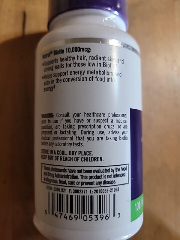 Biotina para crecimiento celular y energía