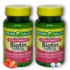 Frente del envase biotina disolución rápida