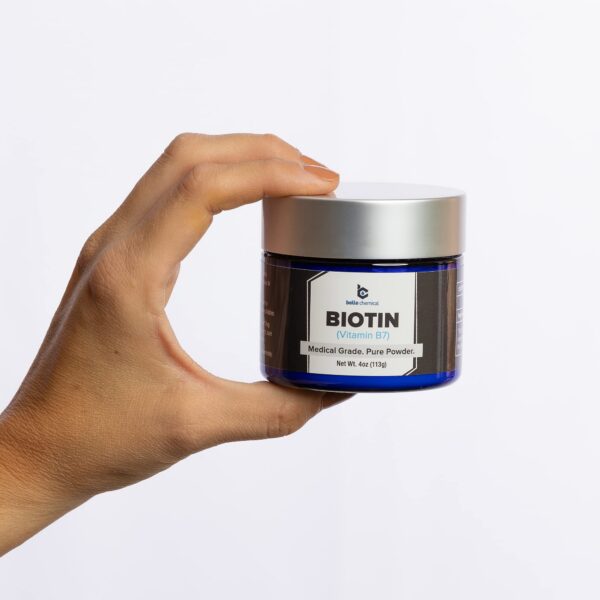 Version 1.0.0 Biotina Belle Chemical polvo puro para cabello y uñas