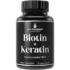 Suplemento biotina queratina para crecimiento cabello