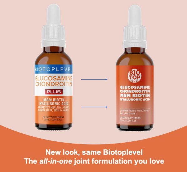 Version 1.0.0 Etiqueta frontal glucosamina y condroitina BIOTOPLEVEL