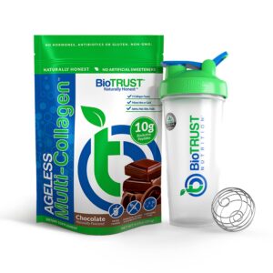 BioTrust Ageless Multi Collagen chocolate front