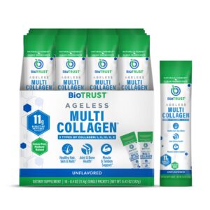 BioTrust Ageless Multi Collagen Polvo etiqueta frontal