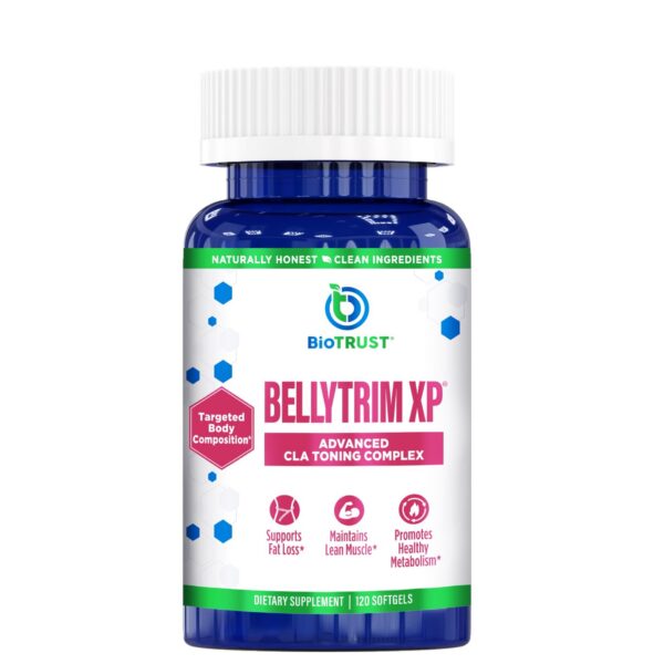BioTrust BellyTrim XP CLA frasco frente