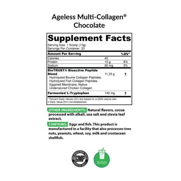 BioTrust colágeno polvo mezcla