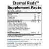 Etiqueta de Eternal Reds frasco