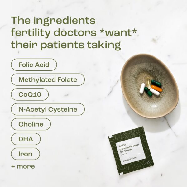 Etiqueta lateral bird&be Prenatal