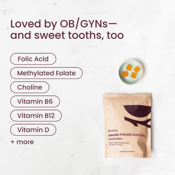 Version 1.0.0 Gomitas prenatales Bird&Be panel nutricional