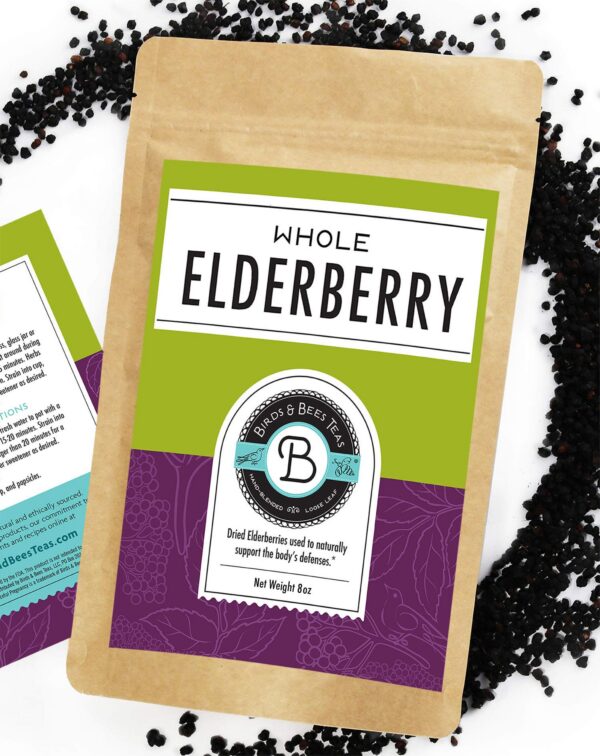 Version 1.0.0 Birds & Bees Teas bayas de sauco organico 8 oz