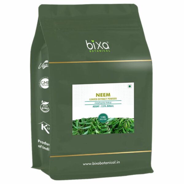Version 1.0.0 bixa BOTANICAL Neem herbal ayurvédico extracto seco 1 kg paquete