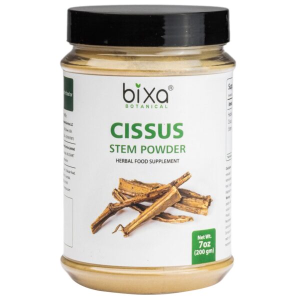 Envase de polvo Cissus Herbal Ayurvédico Bixa Botanical 7 onzas