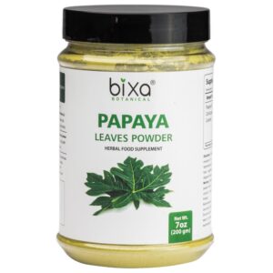bixa BOTANICAL polvo hoja papaya 200 gramos frasco